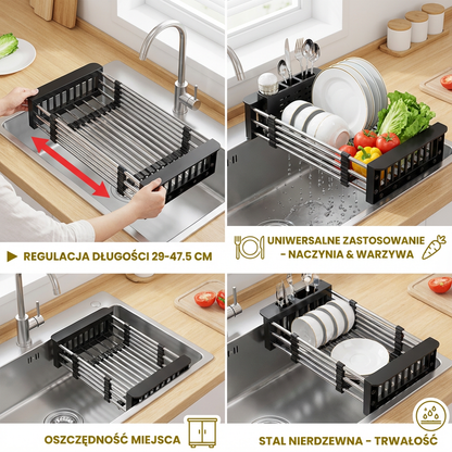 Regulowany Stojak Ociekowy Do Zlewu