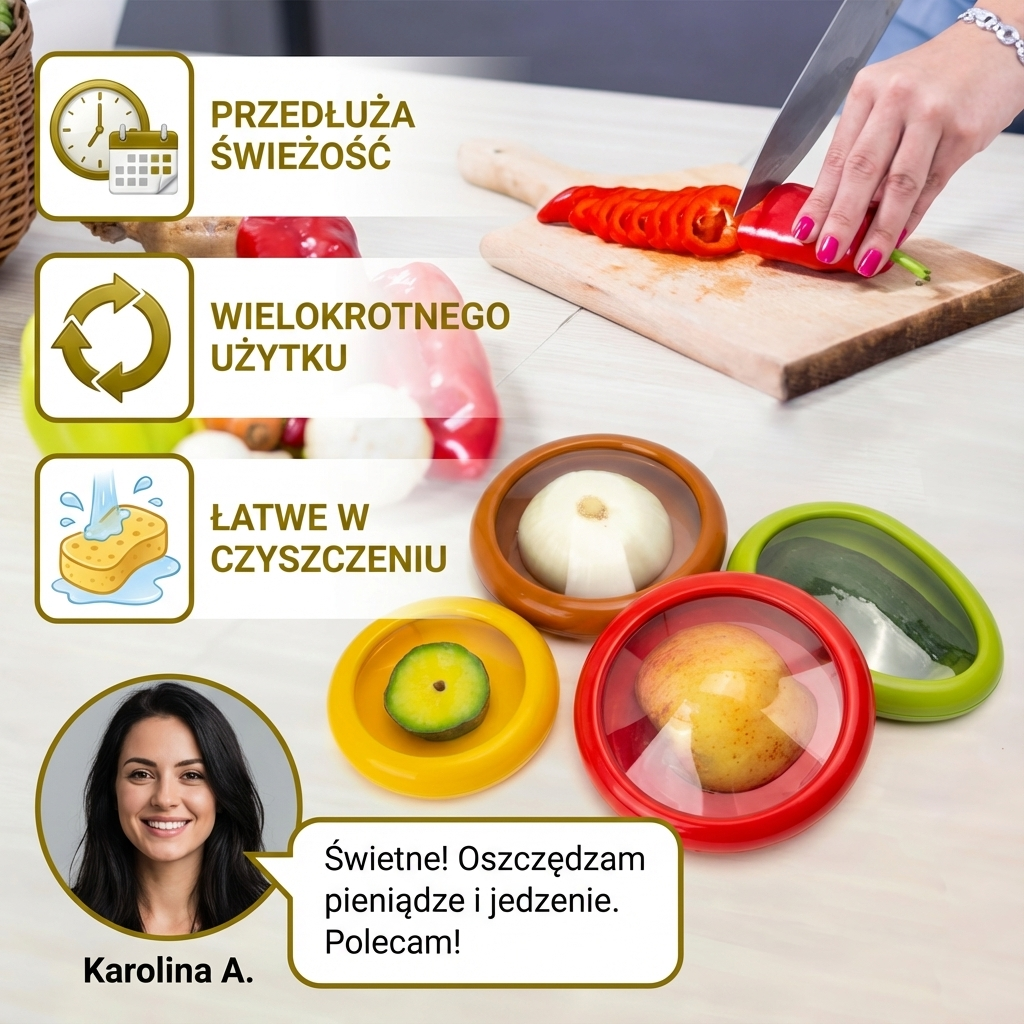 Silikonowa Pokrywka Świeżości