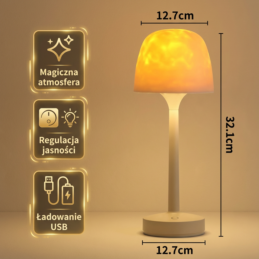 Magiczna Atmosfera Lampa Stołowa