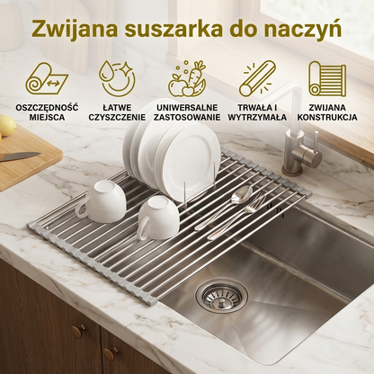 Zwijana suszarka do naczyń