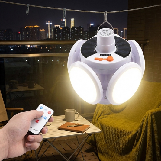 Praktyczna Lampa Solarna Outdoor i Campingowa