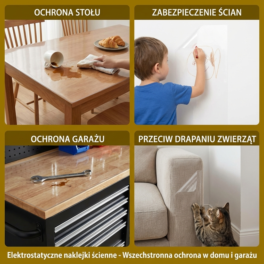 Elektrostatyczne naklejki ścienne