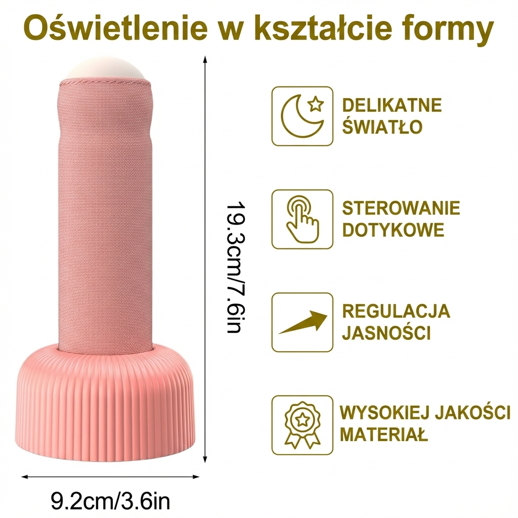 Oświetlenie w kształcie formy