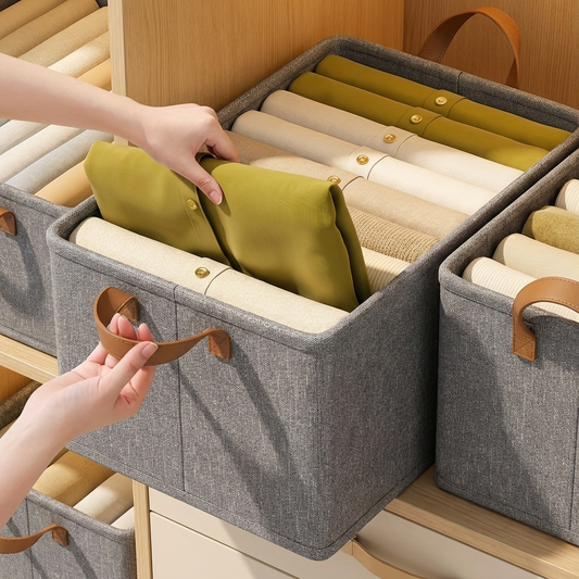 Składane Pudełko do Organizacji Ubrań z Uchwytami