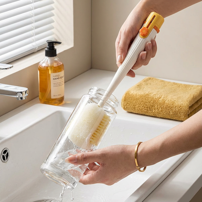 Wielofunkcyjny czyścik do butelek 5 w 1