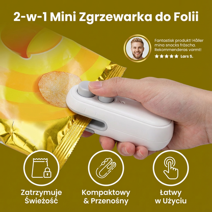 2-w-1 Mini Zgrzewarka do Folii