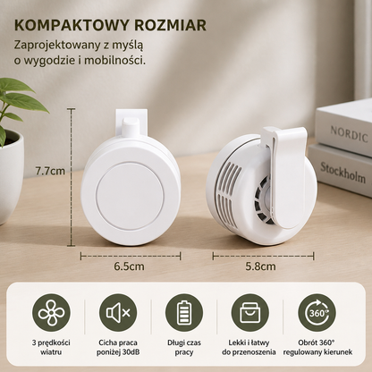 Kompaktowy Mini Wentylator USB – Cichy, Mocny i Wszechstronny do Użytku Gdziekolwiek