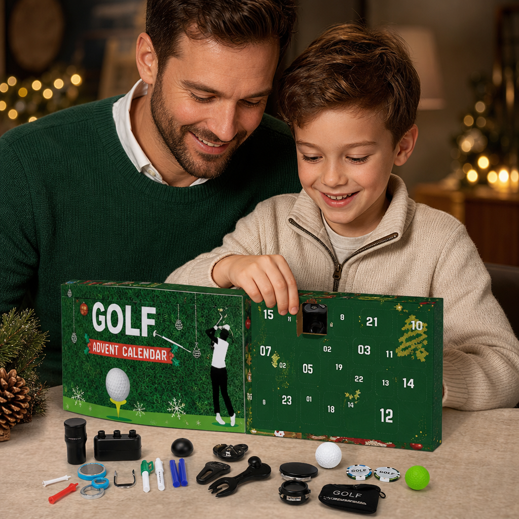 Kalendar adwentowy dla golfistów 2026 – 24 dni akcesoriów golfowych i niespodzianek