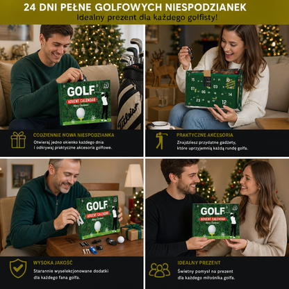 Kalendar adwentowy dla golfistów 2026 – 24 dni akcesoriów golfowych i niespodzianek