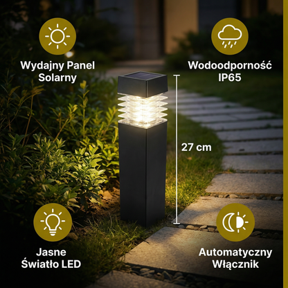 Solarowe lampy LED do podłoża – Wodoodporne oświetlenie ogrodowe na ścieżki, trawniki i tarasy