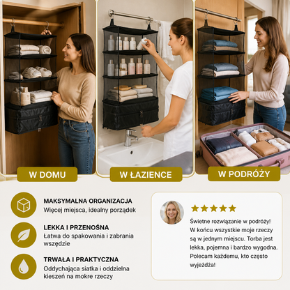 Przenośna Wisząca Torba-Organizer Do Walizki