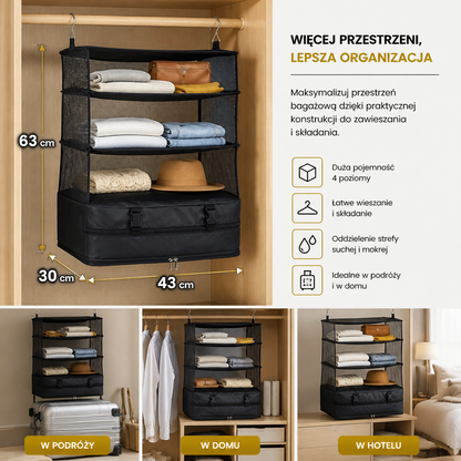 Przenośna Wisząca Torba-Organizer Do Walizki