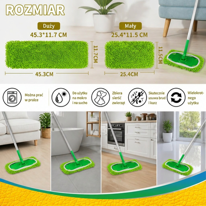 Wielokrotnego Użytku Nakładki Z Mikrofibry Do Mopa Swiffer Sweeper – Zmywalne Wkłady Do Czyszczenia Podłóg Na Mokro I Na Sucho