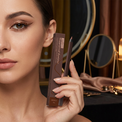 Wodoodporny eyeliner w żelu z brokatem – trwały, odporny na rozmazywanie kolor