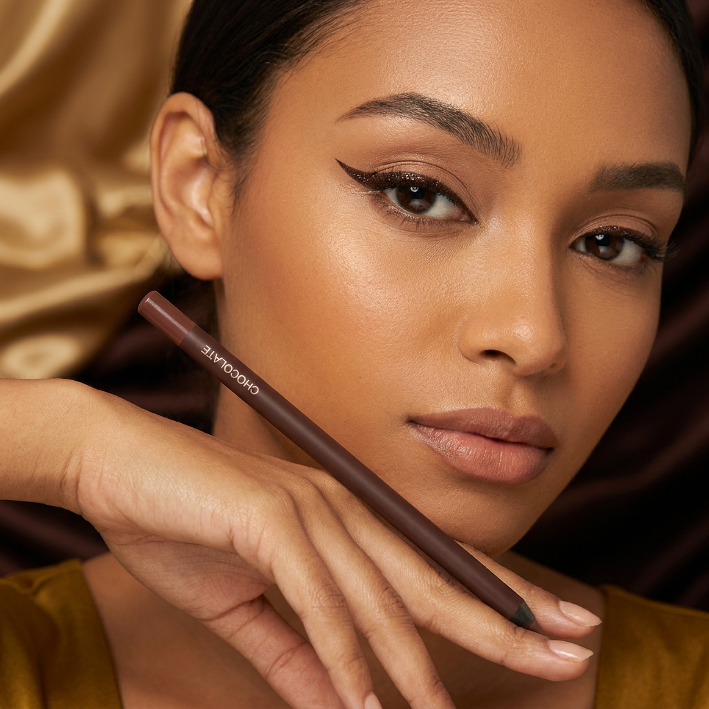 Wodoodporny eyeliner w żelu z brokatem – trwały, odporny na rozmazywanie kolor
