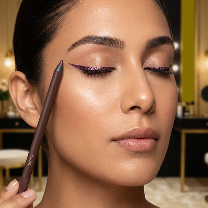 Wodoodporny eyeliner w żelu z brokatem – trwały, odporny na rozmazywanie kolor