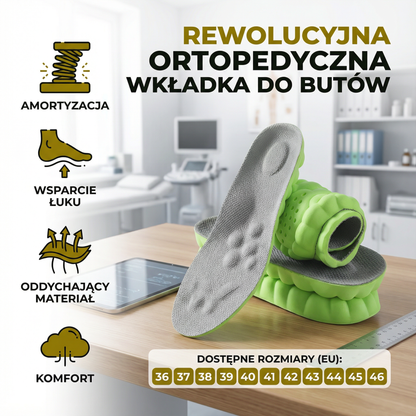 Rewolucyjna ortopedyczna wkładka do butów