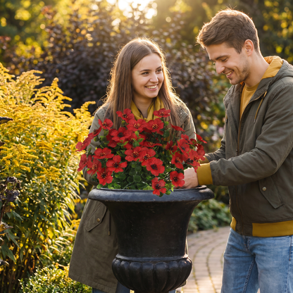 EverBloom – Niewiędnący bukiet sztucznych kwiatów polnych do donic zewnętrznych