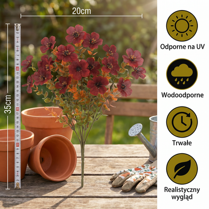 EverBloom – Niewiędnący bukiet sztucznych kwiatów polnych do donic zewnętrznych